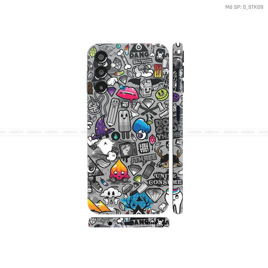 Dán Skin Samsung A Series Hình Sticker | D_STK09