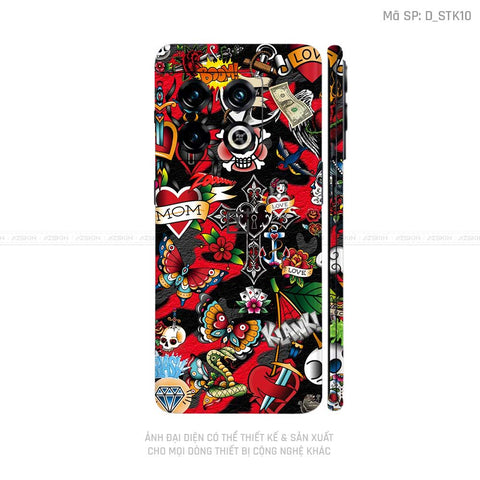 Dán Skin Oneplus 10 Series Hình Sticker | D_STK10