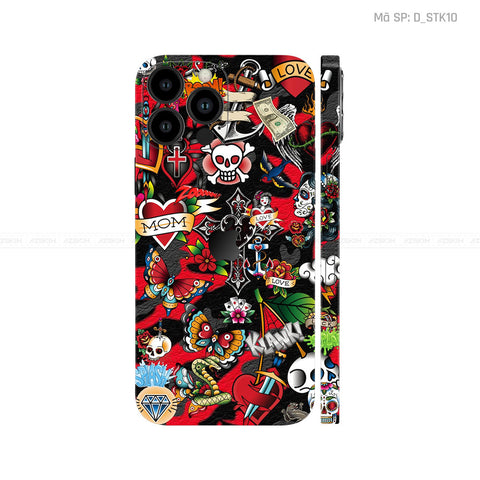 Dán Skin IPhone 13 Series Hình Sticker | D_STK10