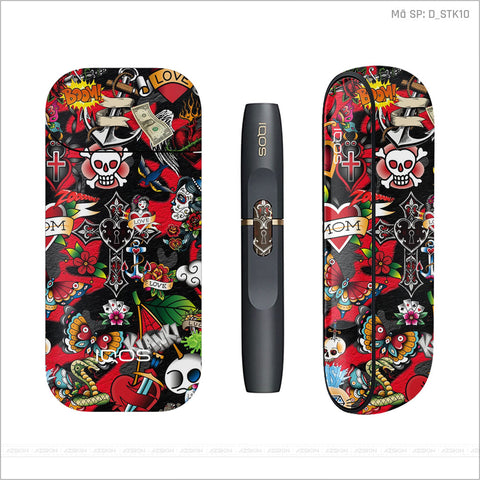 Dán Skin IQOS Hình Sticker | D_STK10