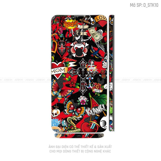 Miếng Dán Skin Điện Thoại OPPO F Series Hình Sticker | D_STK10