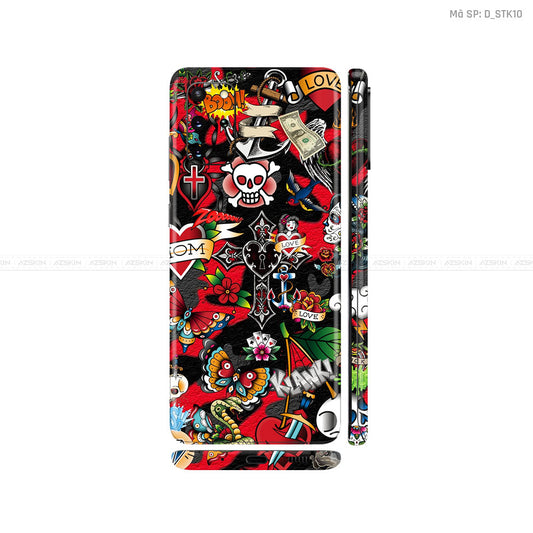 Dán Skin Galaxy S20 Series Hình Sticker | D_STK10