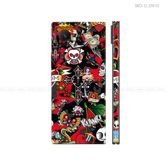 Dán Skin Điện Thoại Xiaomi Mix Fold Series Hình Sticker | D_STK10