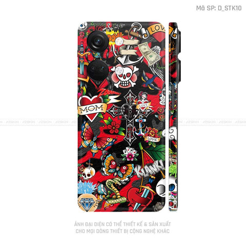 Dán Skin Oneplus Nord Series Hình Sticker | D_STK10