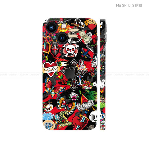 Dán Skin IPhone 13 Series Hình Sticker | D_STK10