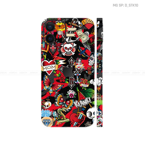 Dán Skin IPhone 12 Series Hình Sticker | D_STK10