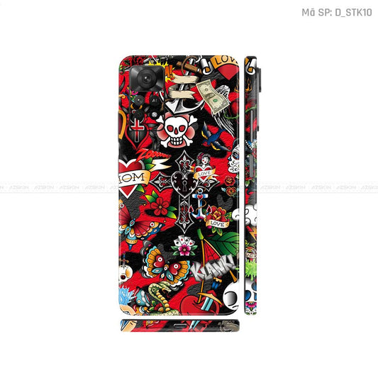 Dán Skin Xiaomi Redmi Note 11 Series Hình Sticker | D_STK10