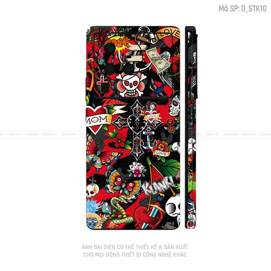 Dán Skin Vivo X Series Hình Sticker | D_STK10