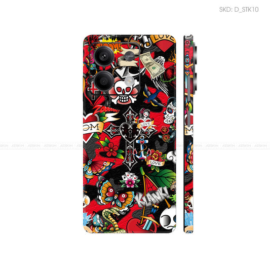 Dán Skin Điện Thoại Xiaomi Redmi 13 Series Hình Sticker | D_STK10