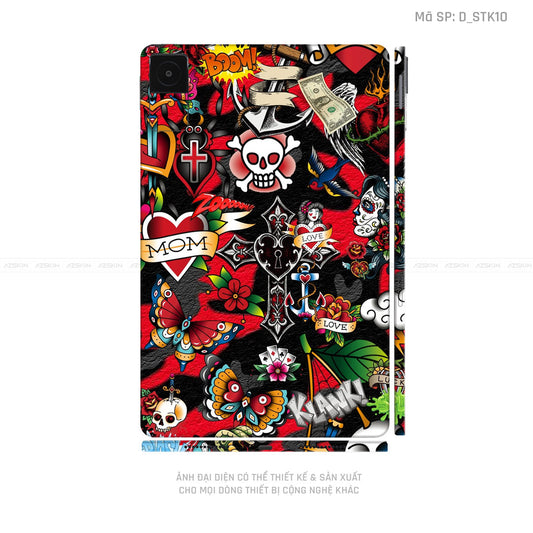 Dán Skin Máy Tính Bảng Xiaomi Mipad Hình Sticker | D_STK10