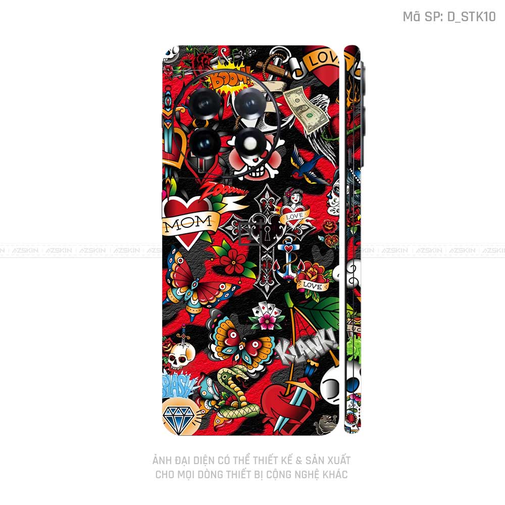 Dán Skin Oneplus 12 Series Hình Sticker | D_STK10