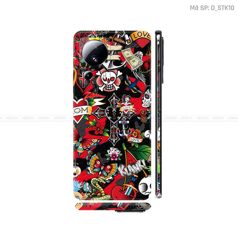 Dán Skin Xiaomi 13 Series Hình Sticker | D_STK10