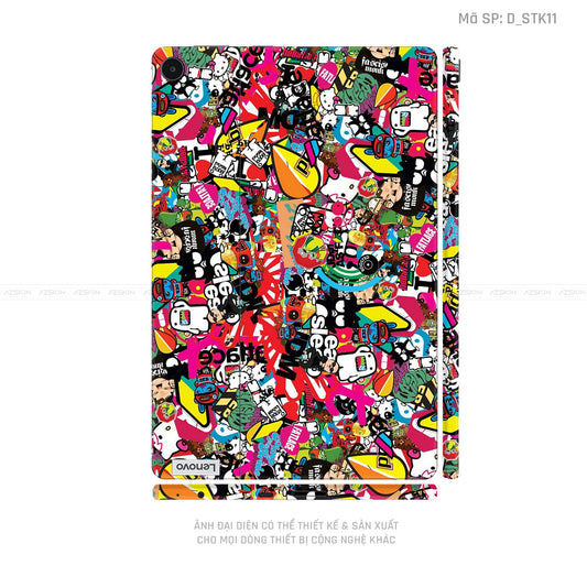 Dán Skin Máy Tính Bảng Lenovo Pad Series Hình Sticker | D_STK11