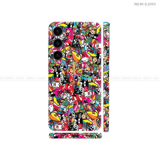 Dán Skin Galaxy S23 Series Hình Sticker | D_STK11