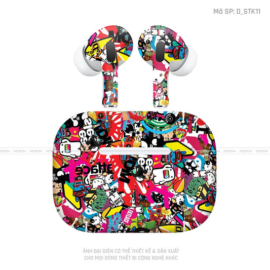 Dán Skin Tai Nghe Airpod 3 Hình Sticker | D_STK11