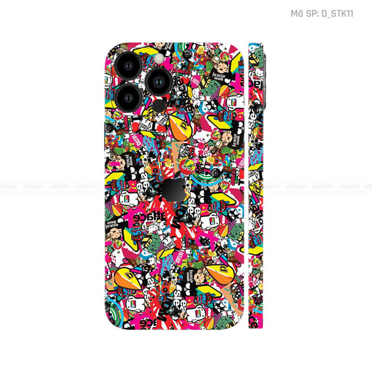 Dán Skin IPhone 15 Series Hình Sticker | STK11