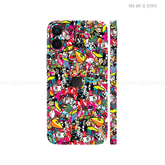 Dán Skin IPhone 12 Series Hình Sticker | D_STK11