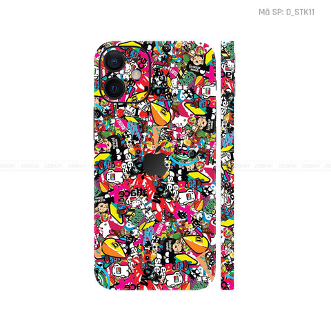 Dán Skin IPhone 12 Series Hình Sticker | D_STK11