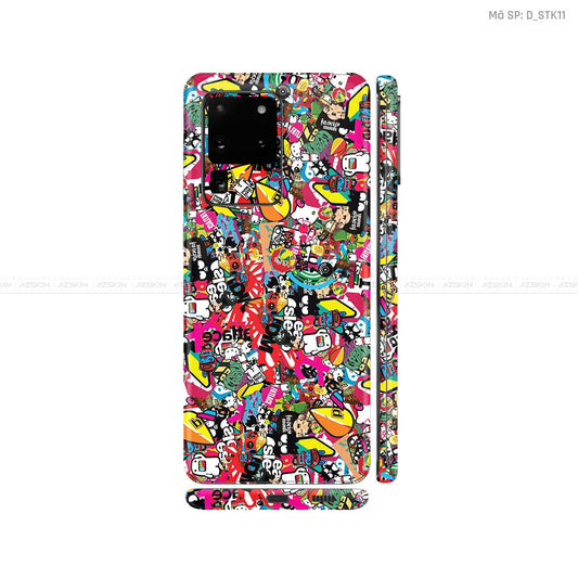 Dán Skin Galaxy S20 Series Hình Sticker | D_STK11