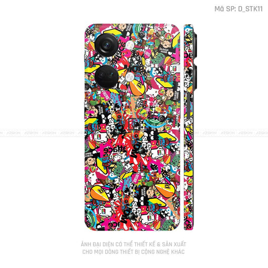 Dán Skin Oneplus Nord Series Hình Sticker | D_STK11