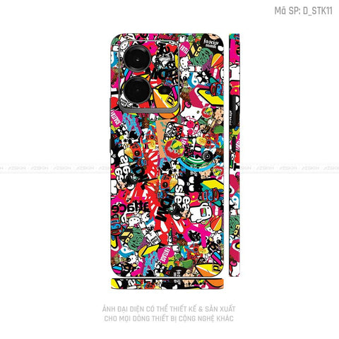 Dán Skin Vivo V Series Hình Sticker | D_STK11