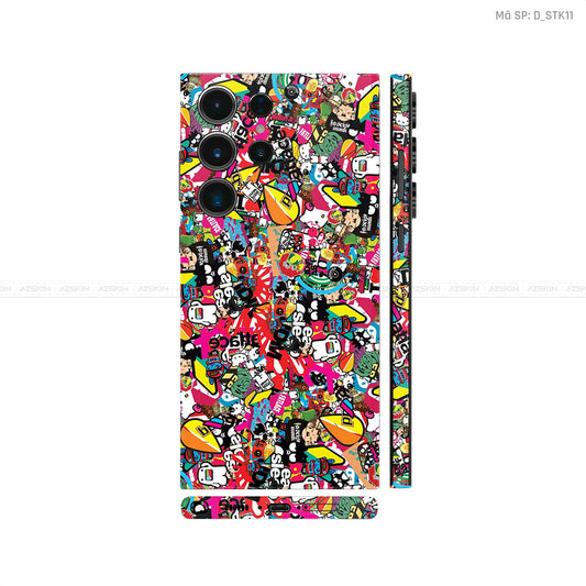 Dán Skin Galaxy S23 Series Hình Sticker | D_STK11
