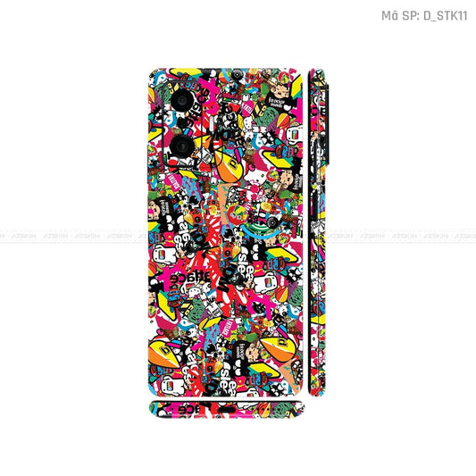 Dán Skin Xiaomi 11 Series Hình Sticker | D_STK11