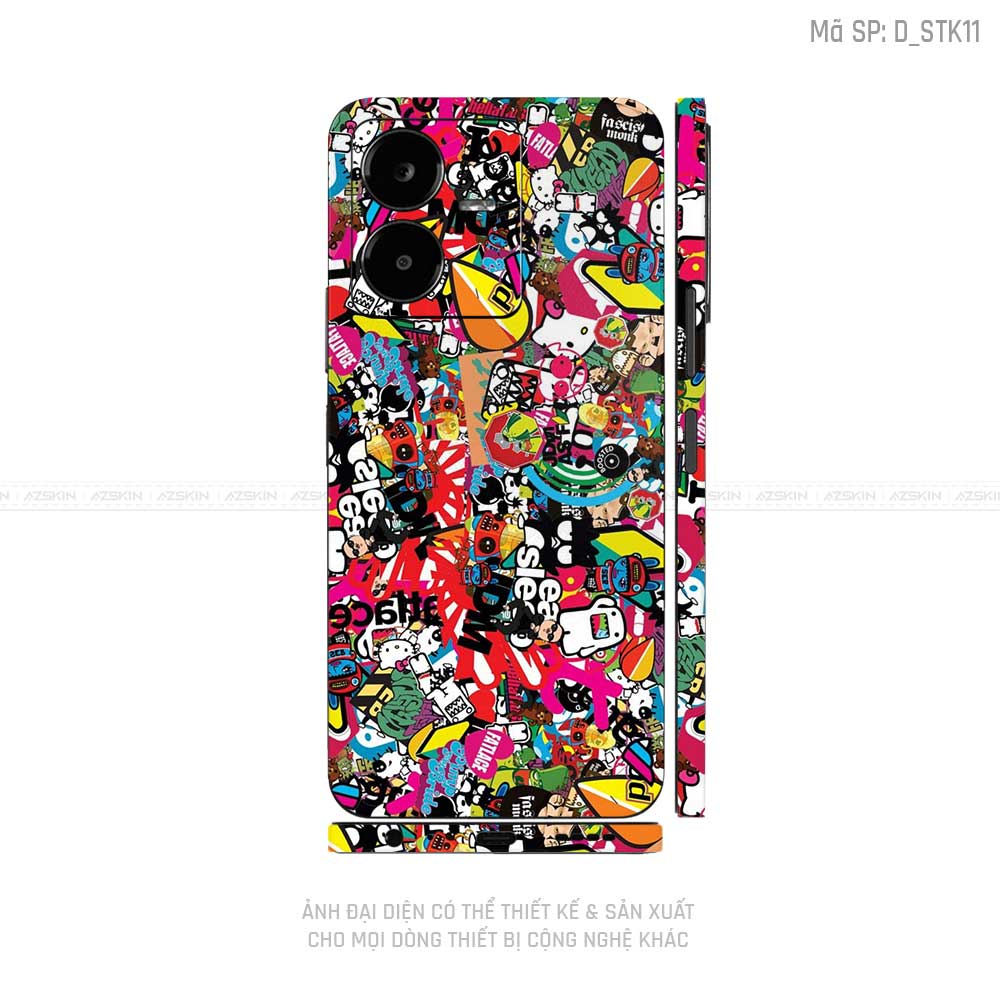 Dán Skin Vivo Y Series Hình Sticker | D_STK11