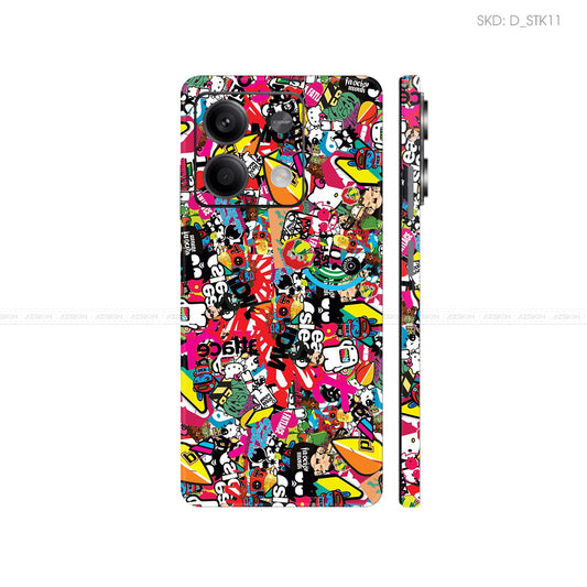 Dán Skin Điện Thoại Xiaomi Redmi 13 Series Hình Sticker | D_STK11