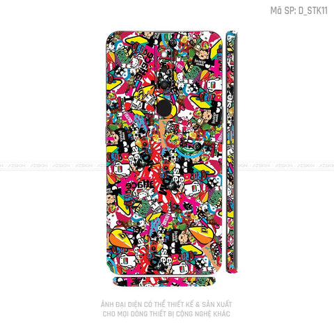 Miếng Dán Skin Điện Thoại OPPO F Series Hình Sticker | D_STK11