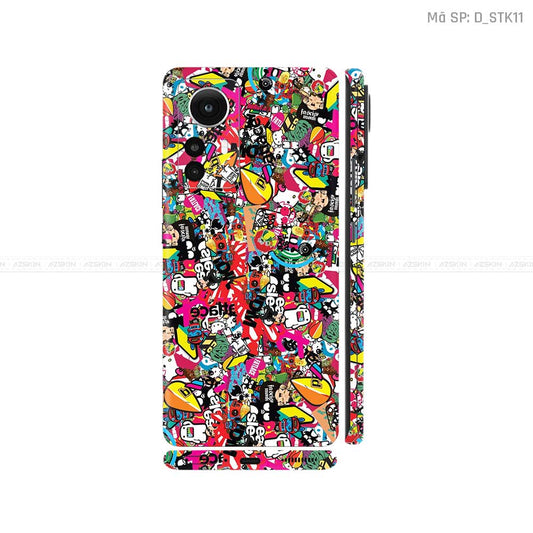 Dán Skin Xiaomi 12 Series Hình Sticker | D_STK11