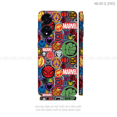Miếng Dán Skin Điện Thoại OPPO A Series Hình Sticker | D_STK12
