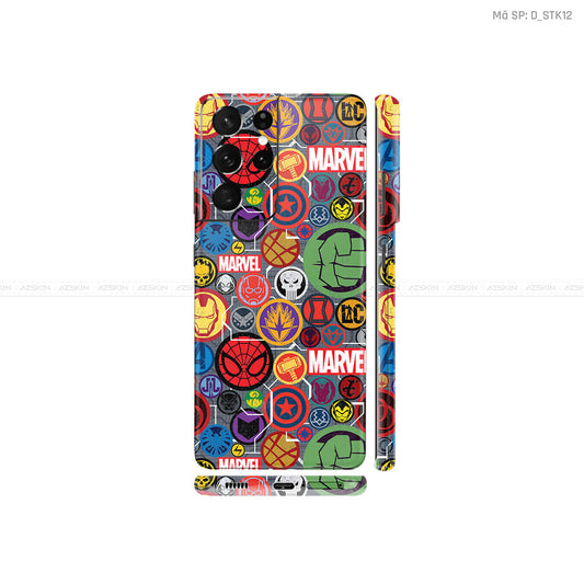 Dán Skin Galaxy S21 Series Hình Sticker Marvel | D_STK12