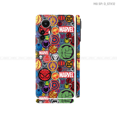 Dán Skin Xiaomi 12 Series Hình Sticker | D_STK12