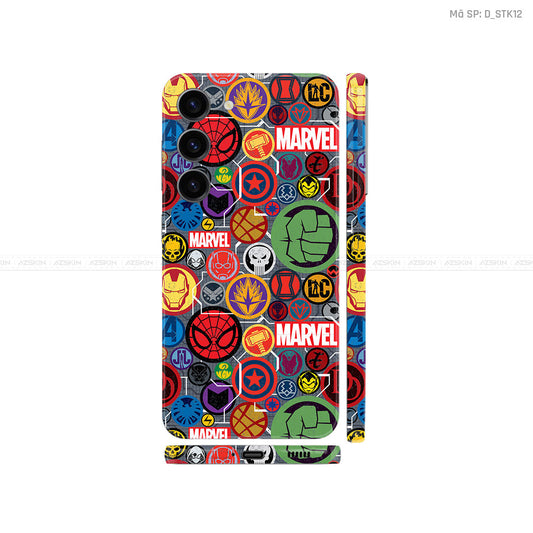 Dán Skin Galaxy S23 Series Hình Sticker Marvel | D_STK12