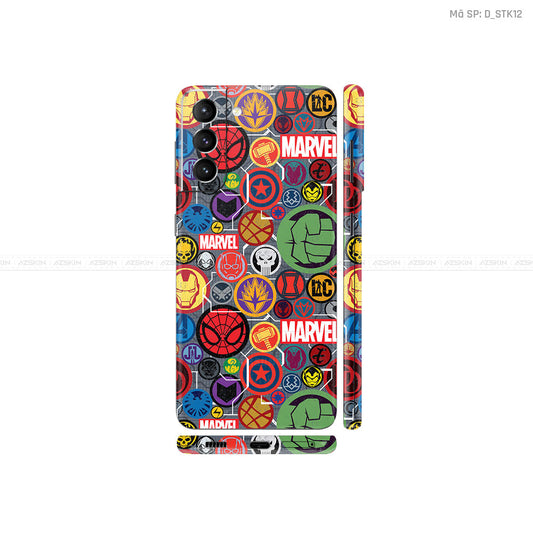 Dán Skin Galaxy S21 Series Hình Sticker Marvel | D_STK12