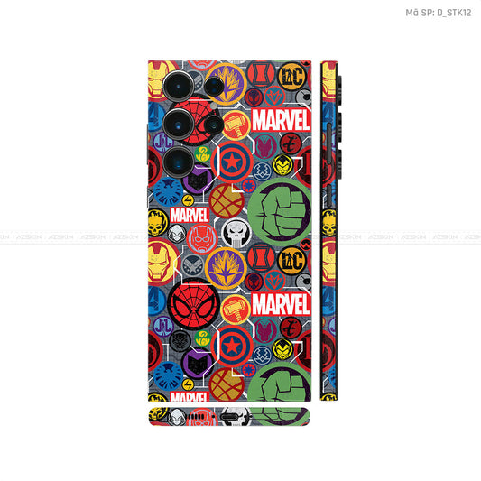 Dán Skin Galaxy S23 Series Hình Sticker Marvel | D_STK12