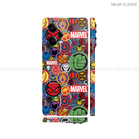 Dán Skin Xiaomi Redmi Note 12 Series Hình Sticker | D_STK12