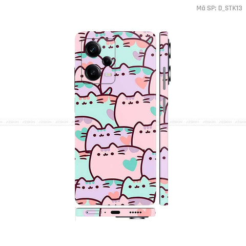 Dán Skin Xiaomi Redmi Note 12 Series Hình Sticker | D_STK13