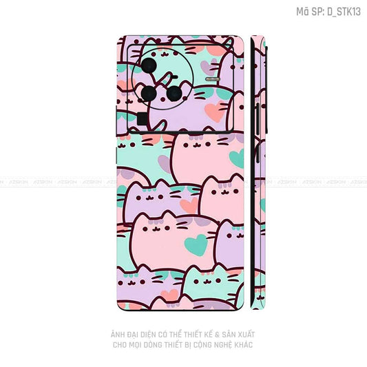 Dán Skin Vivo X Series Hình Sticker | D_STK13