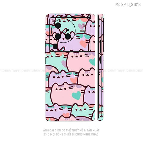 Dán Skin Vivo X Series Hình Sticker | D_STK13