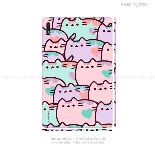 Dán Skin Galaxy Tab S8 Series Hình Sticker | D_STK13