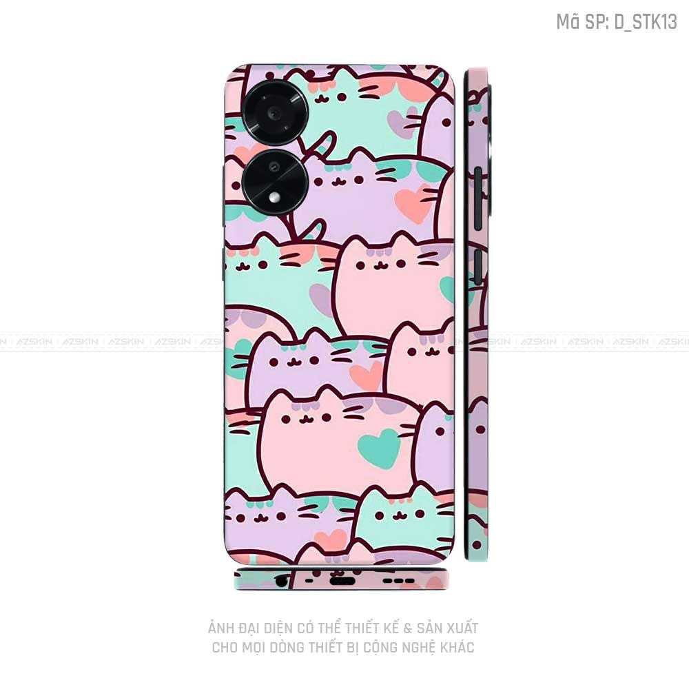 Miếng Dán Skin Điện Thoại OPPO A Series Hình Sticker | D_STK13