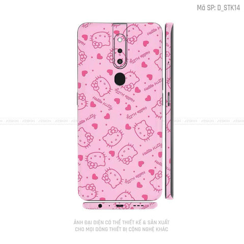 Miếng Dán Skin Điện Thoại OPPO F Series Hình Sticker | D_STK14