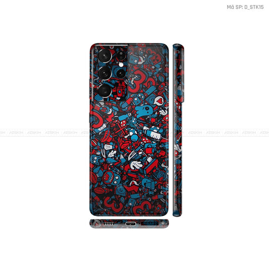 Dán Skin Galaxy S21 Series Hình Sticker | D_STK15
