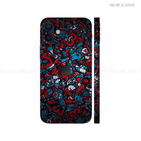 Dán Skin IPhone 12 Series Hình Sticker | D_STK15