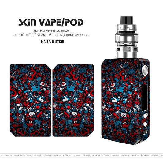 Dán Skin Vape Hình Sticker | D_STK15