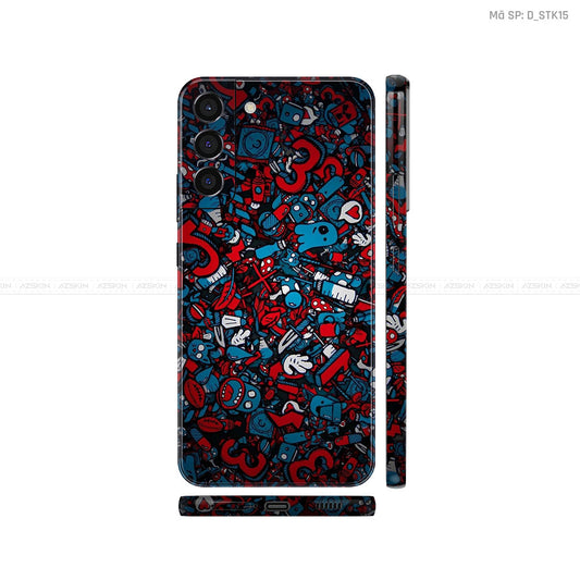 Dán Skin Galaxy S22 Series Hình Sticker | D_STK15