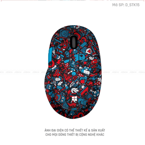 Skin Dán Chuột Microsoft Hình Sticker | D_STK15