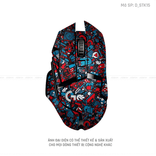 Skin Dán Chuột Logitech Hình Sticker | D_STK15